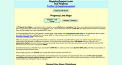 Desktop Screenshot of mappingsupport.com